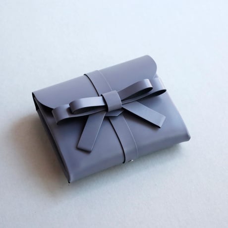 [archive] 裏面難あり リボン ショートウォレット #ライトパープル / ribbon short wallet #light purple