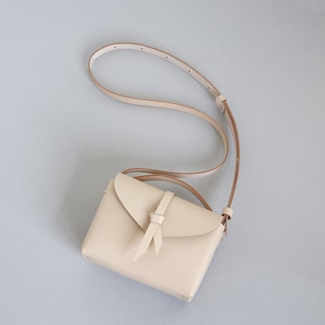 [ ori series]  折りボックスバッグ ミニ ＃ベージュ  / ori box bag mini  #beige