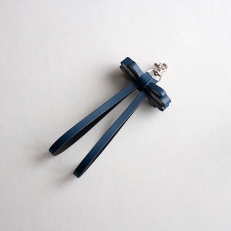 [sou series] リボン ハンドストラップ #ネイビー / ribbon hand strap #navy