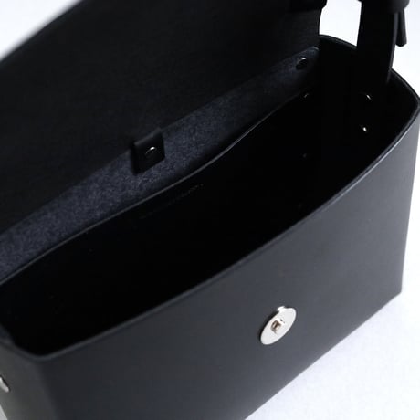 [ ori series]  折りボックスバッグ ミニ ＃黒  / ori box bag mini  #black