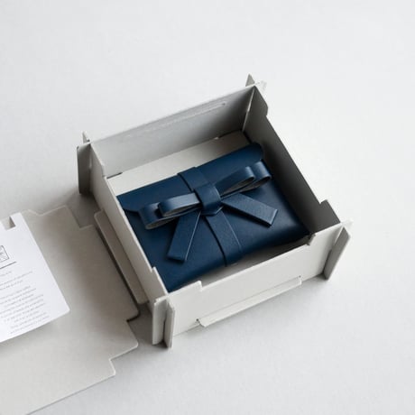 [ sou series] リボンカードケース＃ネイビー / ribbon card case #navy