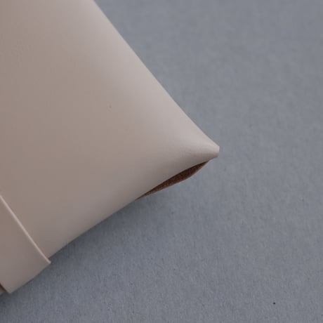 [archive] シワあり リボンカードケース＃ベージュ / ribbon card case #beige