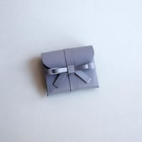 [sou series] リボン ショートウォレット #ライトパープル / ribbon short wallet #light purple