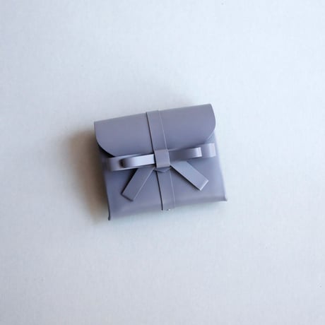 [archive] 裏面難あり リボン ショートウォレット #ライトパープル / ribbon short wallet #light purple