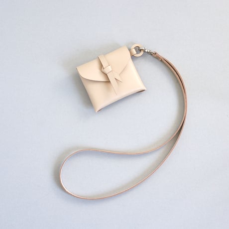 [ ori series] 折り ストラップケース＃ベージュ / ori strap case #beige