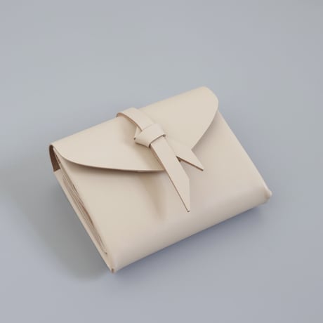 [ ori series] 折りショートウォレット＃ベージュ / ori short wallet  #beige