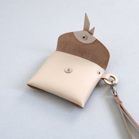 [ ori series] 折り ストラップケース＃ベージュ / ori strap case #beige