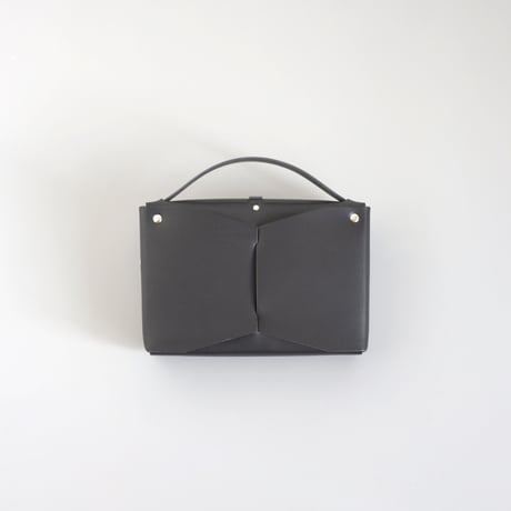[ ori series]  折り ボックスバッグ スリム＃黒   / ori box bag slim  #black