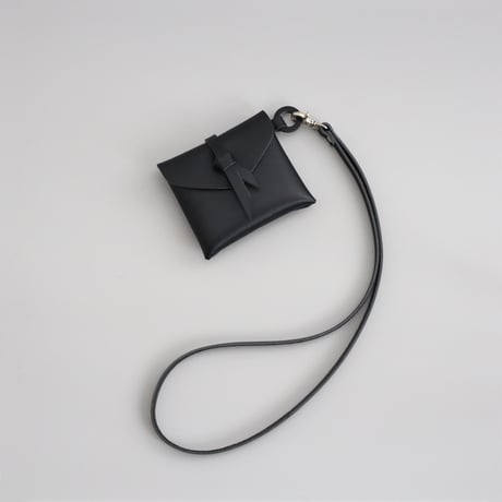 [ ori series] 折り ストラップケース＃黒 / ori strap case #black