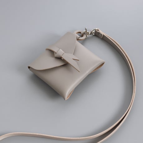 [ ori series] 折り ストラップケース＃グレージュ / ori strap case #greige