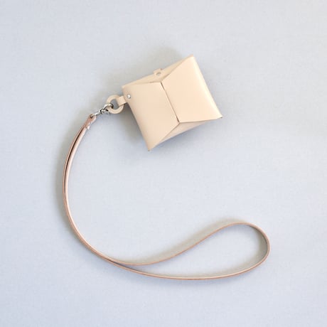 [ ori series] 折り ストラップケース＃ベージュ / ori strap case #beige