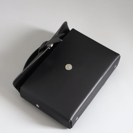 [ ori series]  折り ボックスバッグ スリム＃黒   / ori box bag slim  #black