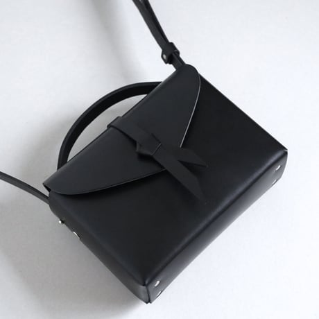 [ ori series]  折りボックスバッグ ミニ ＃黒  / ori box bag mini  #black