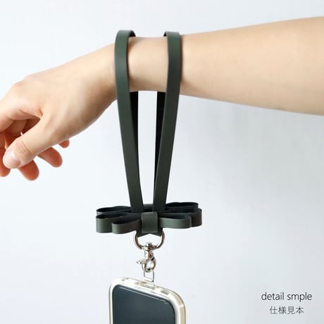 [sou series] リボン ハンドストラップ #ピンク / ribbon hand strap #pink