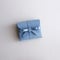 [sou series]  リボン ショートウォレット グレイブルー/ ribbon short wallet #grayblue