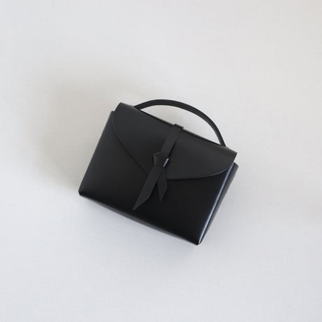 [ ori series]  折りボックスバッグ ミニ ＃黒  / ori box bag mini  #black