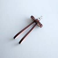 [sou series] リボン ハンドストラップ #ブラウン / ribbon hand strap #brown