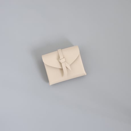 [ ori series] 折りショートウォレット＃ベージュ / ori short wallet  #beige