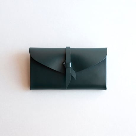 [ ori series] 折りロングウォレット マグ＃ダークグリーン / ori long wallet mag #D.green