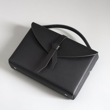 [ ori series]  折り ボックスバッグ スリム＃黒   / ori box bag slim  #black