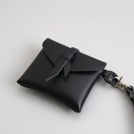 [ ori series] 折り ストラップケース＃黒 / ori strap case #black