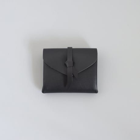 [ ori series] 折りショートウォレット＃黒 / ori short wallet #black