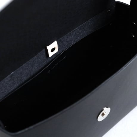 [ ori series]  折りボックスバッグ ミニ ＃黒xベージュ / ori box bag mini  #black x beige