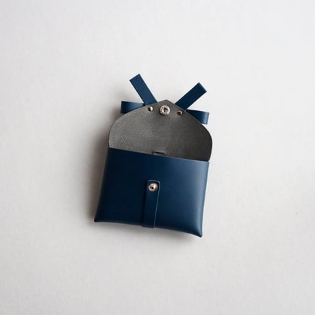 [ sou series] リボンカードケース＃ネイビー / ribbon card case #navy