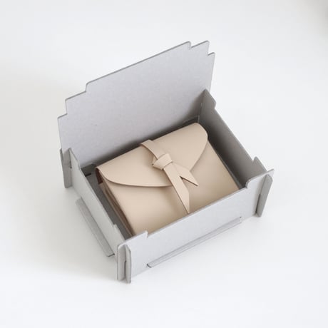 [ ori series] 折りショートウォレット＃ベージュ / ori short wallet  #beige