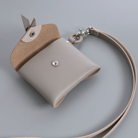 [ ori series] 折り ストラップケース＃グレージュ / ori strap case #greige