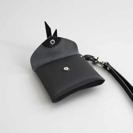 [ ori series] 折り ストラップケース＃黒 / ori strap case #black