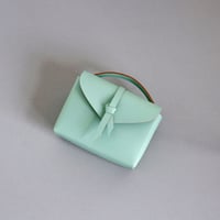 [ ori series]  折り ボックスバッグ ミニ ＃ミント / ori box bag mini  ＃mint