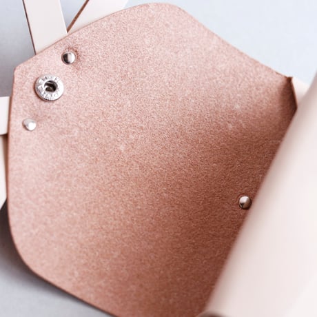 [archive] 傷・シワ・裏面難あり リボン ショートウォレット ベージュ/ ribbon short wallet beige