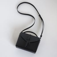 [ ori series]  折りボックスバッグ ミニ ＃黒  / ori box bag mini  #black