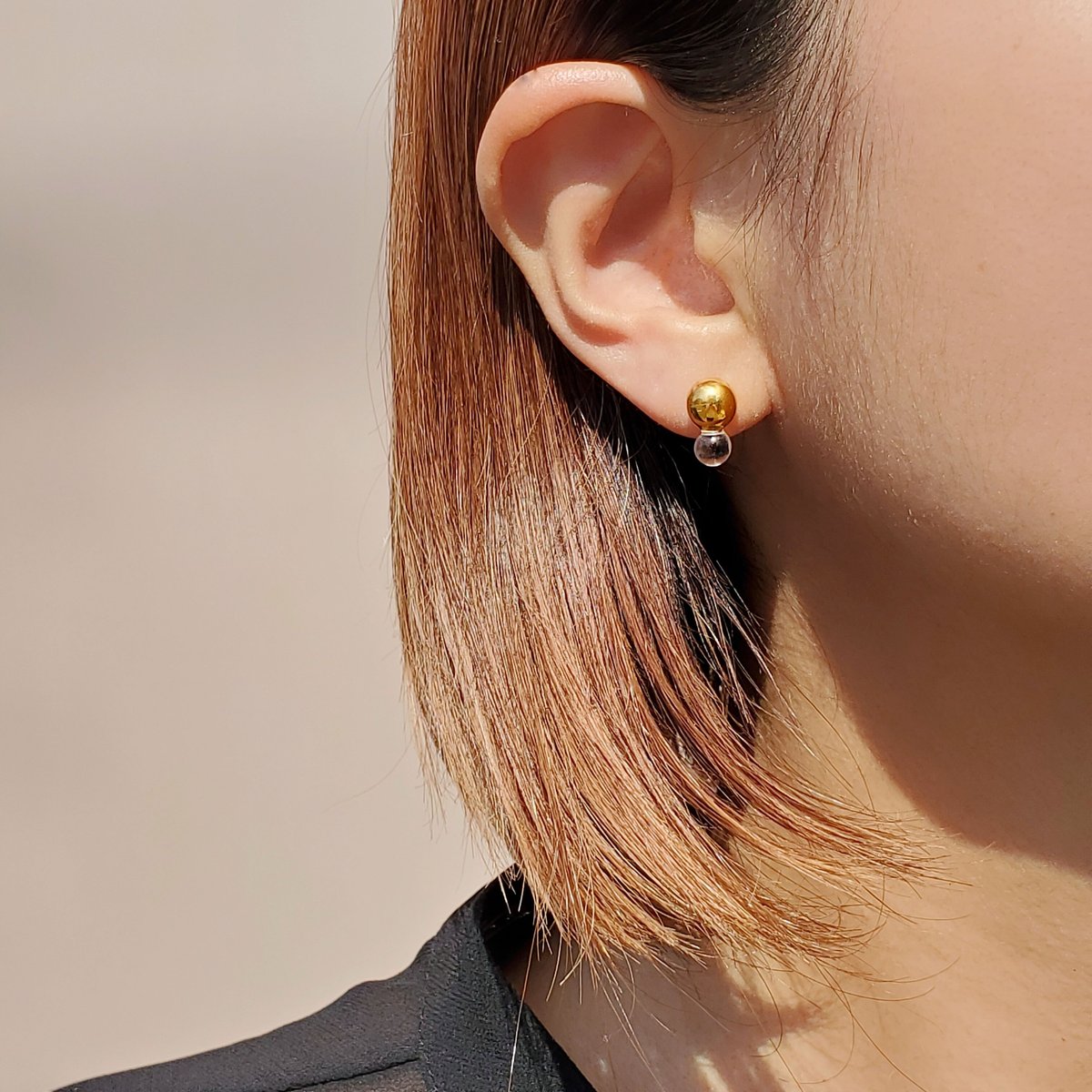 FENDI ロゴ ピアス(片耳用) ゴールド まるまめ様専 FENDI ゴールド