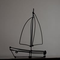 針金のヨット　【ワイヤークラフト】