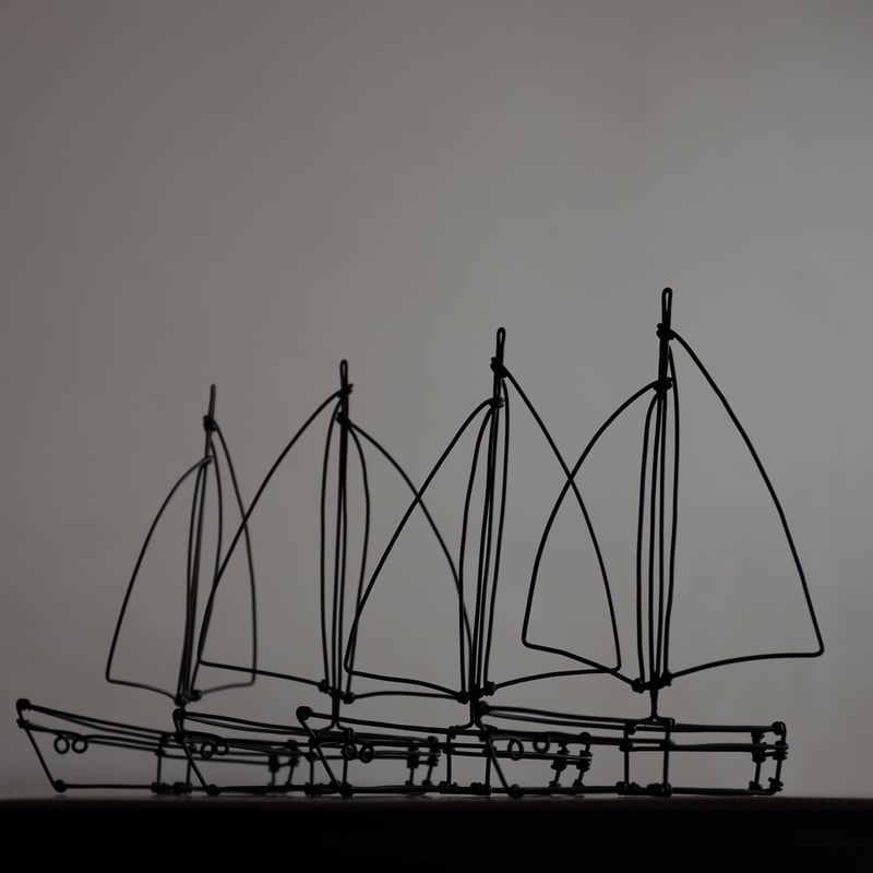 針金のヨット 【ワイヤークラフト】 | WIREISM