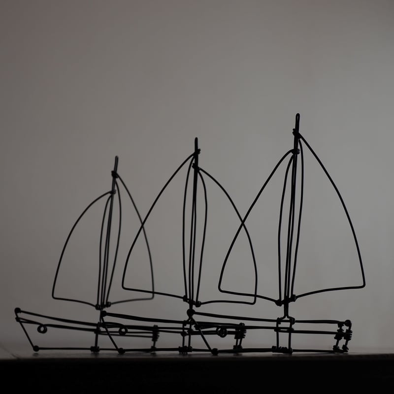 針金のヨット 【ワイヤークラフト】 | WIREISM