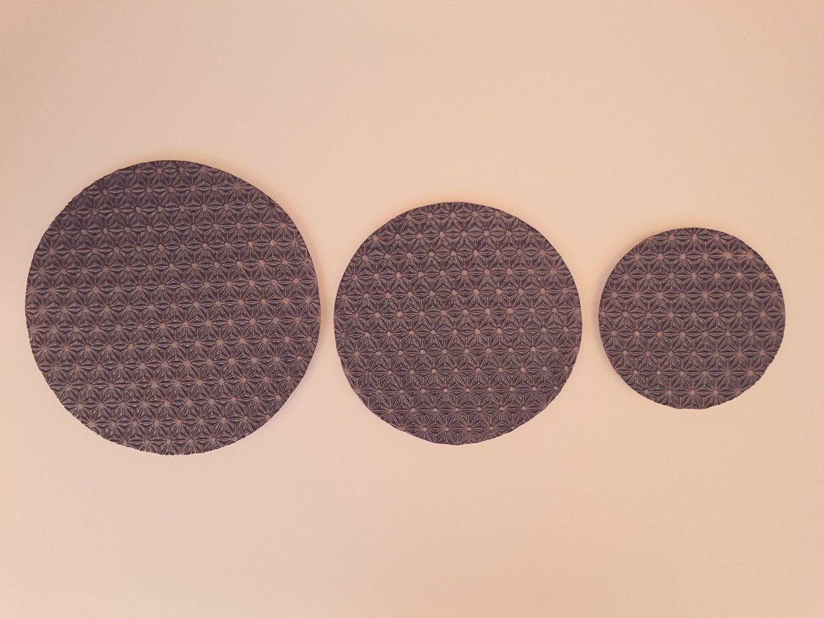 麻模様の陶板丸形 M | ここにだけしかない、かわいい陶器の通販 麻模様の陶板丸形 M | ここにだけしかない、かわいい陶器の通販