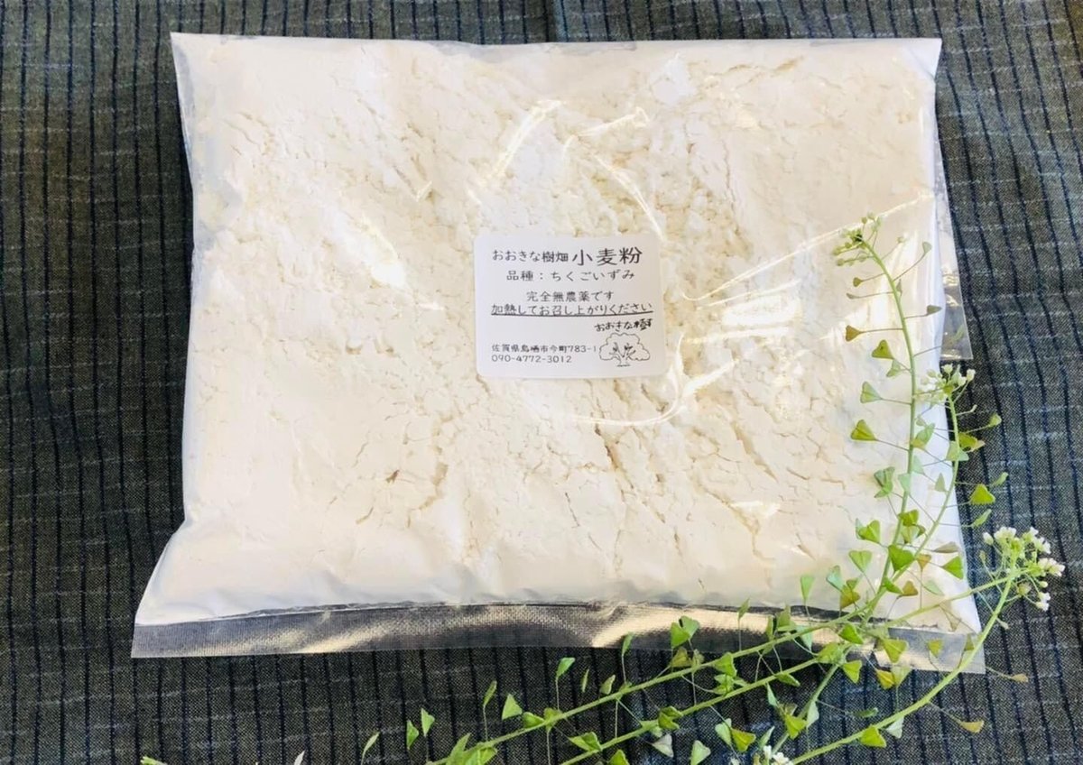 おおきな樹の小麦粉(ちくごいずみ300g) 全粒粉 | カフェおおきな樹