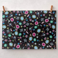 Yumi Kitagishi Design Paper 10-Sheet Set - NIGHT BIJOU