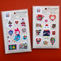 yumi kitagishi　Multi sticker　A：set of 2