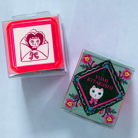 yumi kitagishi decoration stamp (penetration stamp) 2-piece set