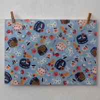 Yumi Kitagishi Design Paper 10-Sheet Set - Teatime Blue