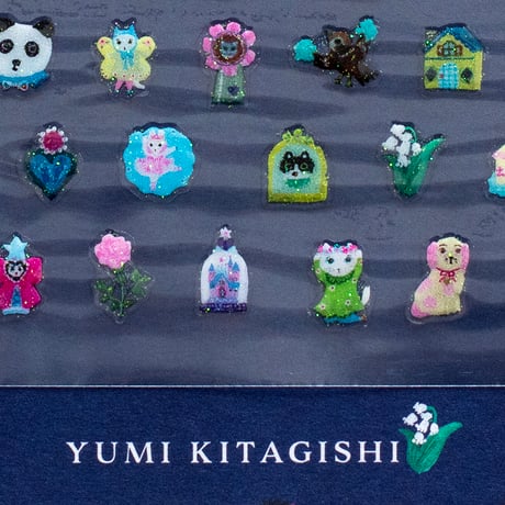 Yumi Kitagishi　NAIL STICKERS　Navy