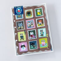 Yumi Kitagishi Sticker - Shiny "Cat Portrait"
