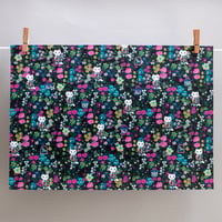 Yumi Kitagishi Design Paper 10-Sheet Set - White cat floral dress