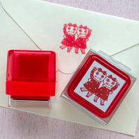yumi kitagishi decoration stamp (penetration stamp) 3-piece set