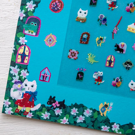 Yumi kitagishi  NAIL STICKER BLUE
