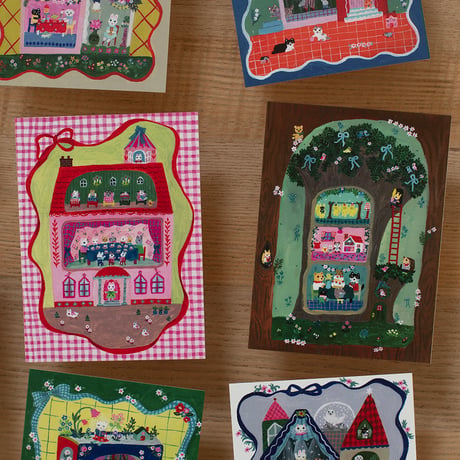 Yumi Kitagishi Mini Card Set "Dollhouse"